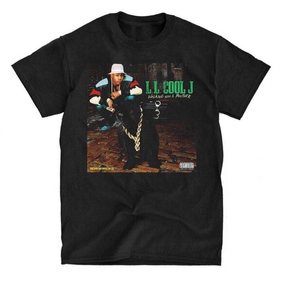 LL Cool J Walking With A Panther Retro Hip Hop Music Fan Graphic Gift T-Shirt 05 - Picture 1 of 5